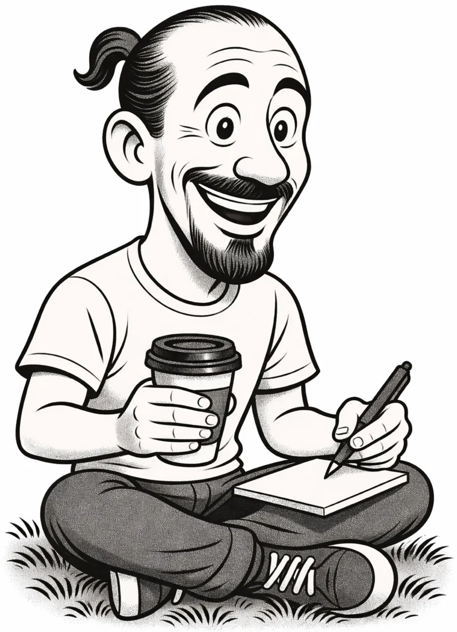 Illustration: nachdenklicher Unternehmer