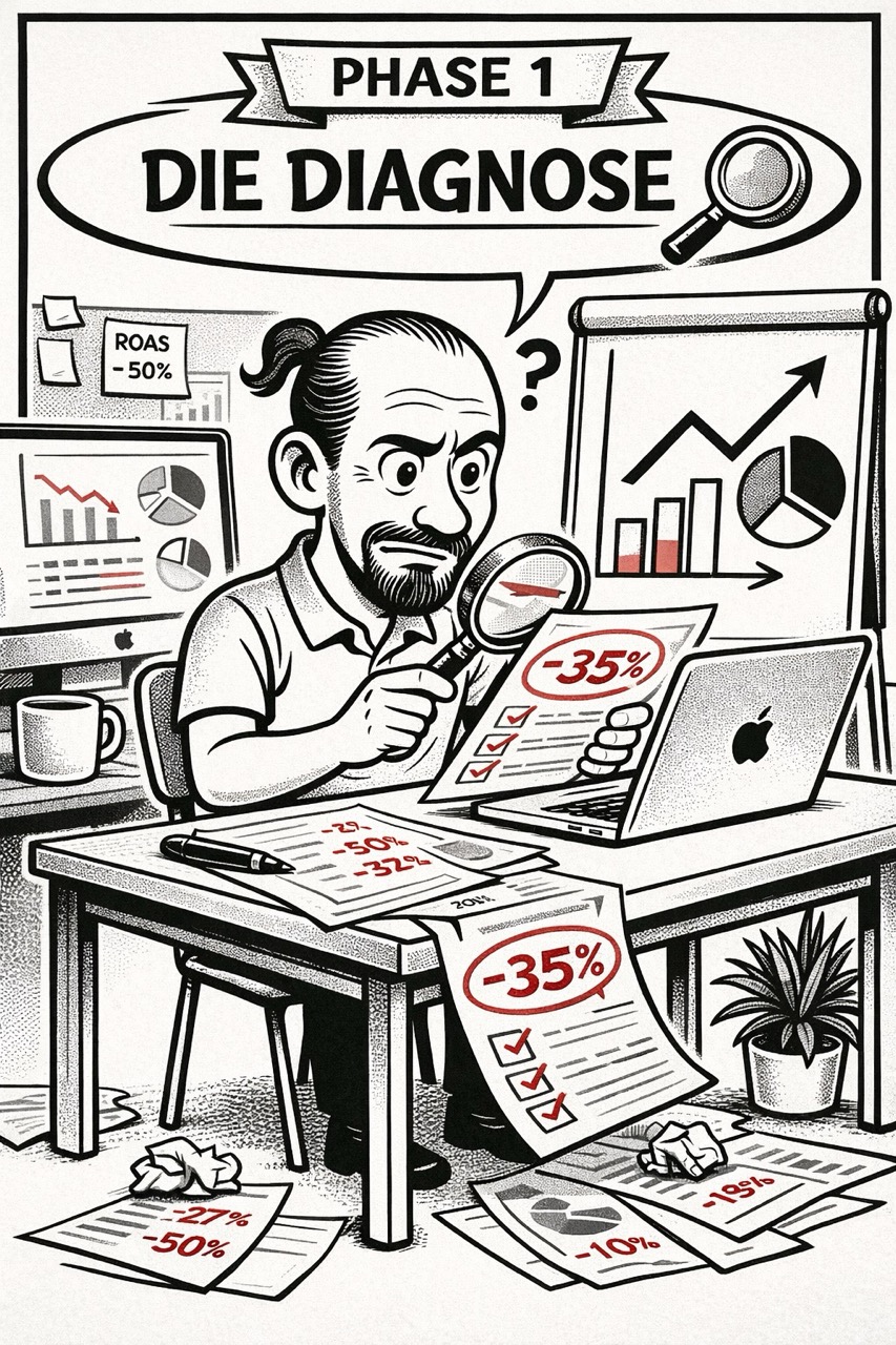 <h3><strong style="font-size: 24px;">Die Diagnose (Wo verlierst du aktuell Geld und warum?)</strong></h3>